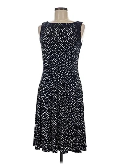 Pre-owned Perceptions Casual Dress In Black
