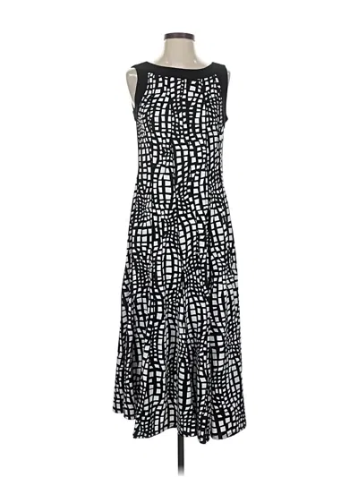 Pre-owned Perceptions Casual Dress In Black