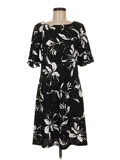 Pre-owned Perceptions Casual Dress In Black