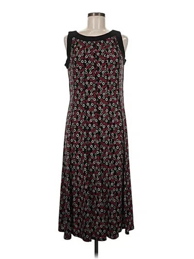 Pre-owned Perceptions Casual Dress In Black