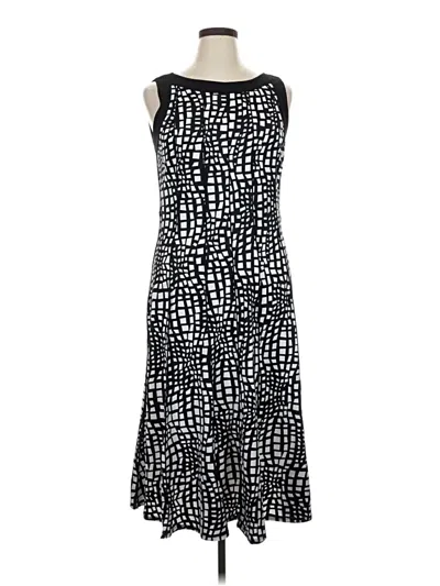 Pre-owned Perceptions Casual Dress In Black