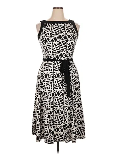 Pre-owned Perceptions Casual Dress In Black