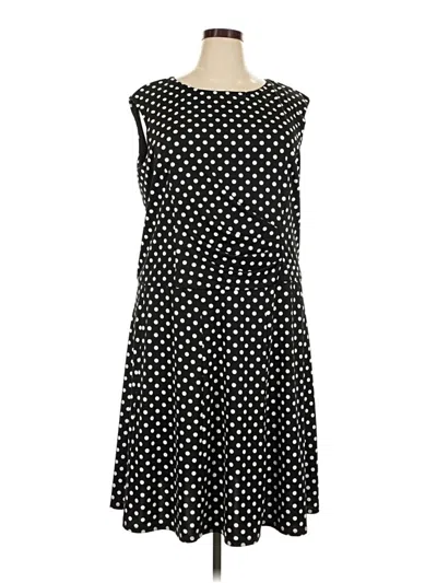 Pre-owned Perceptions Casual Dress In Black
