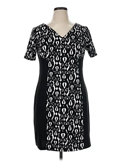 Pre-owned Perceptions Casual Dress In Black