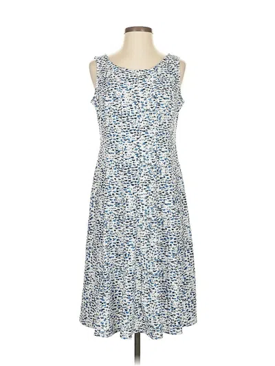 Pre-owned Perceptions Casual Dress In Blue