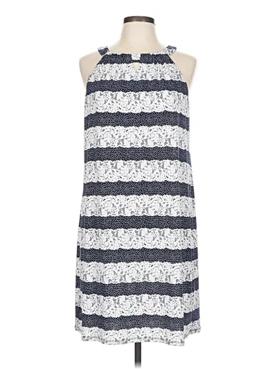 Pre-owned Perceptions Casual Dress In Blue
