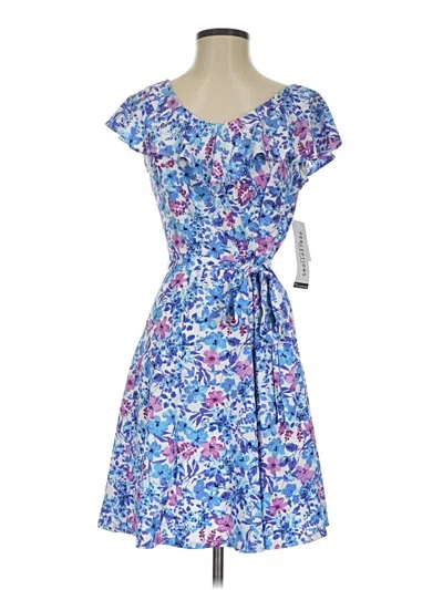 Perceptions Casual Dress In Blue