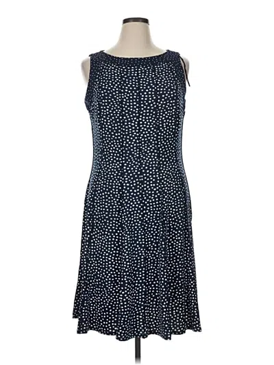 Pre-owned Perceptions Casual Dress In Blue