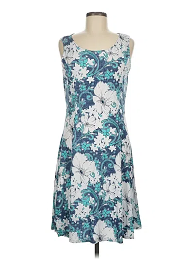 Pre-owned Perceptions Casual Dress In Blue