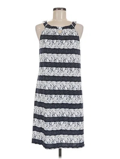Pre-owned Perceptions Casual Dress In Blue