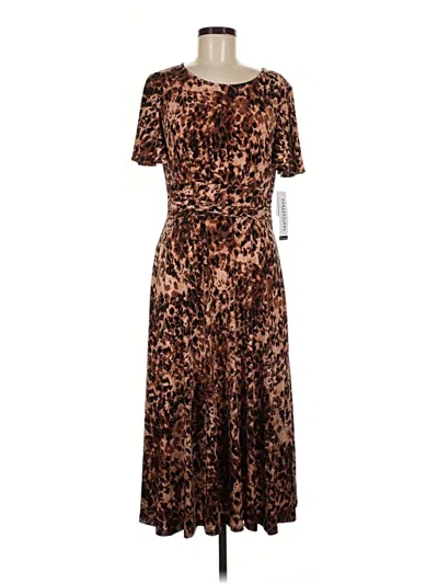 Perceptions Casual Dress In Brown
