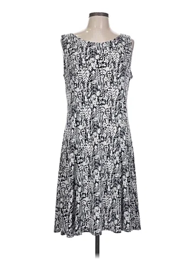 Pre-owned Perceptions Casual Dress In Gray