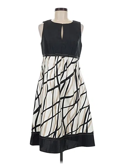 Pre-owned Perceptions Casual Dress In Gray