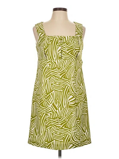 Pre-owned Perceptions Casual Dress In Green