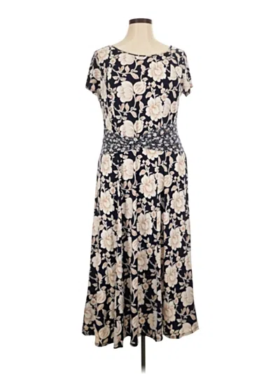 Pre-owned Perceptions Casual Dress In Ivory