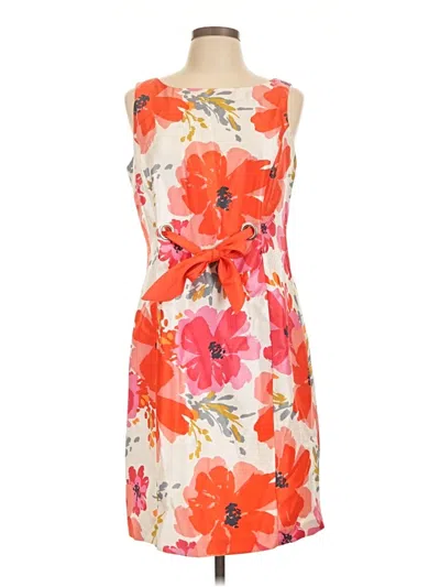 Pre-owned Perceptions Casual Dress In Orange