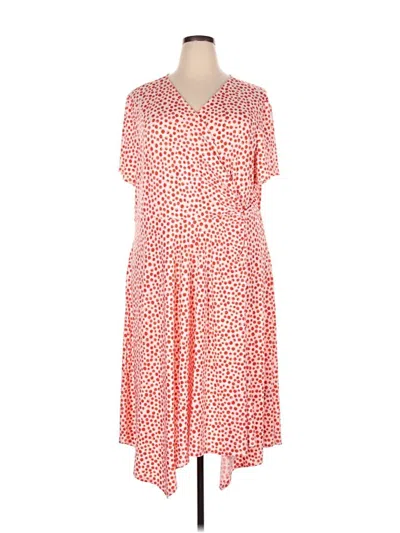 Pre-owned Perceptions Casual Dress In Red