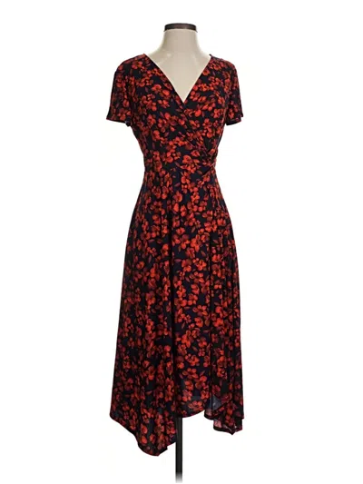 Pre-owned Perceptions Casual Dress In Red