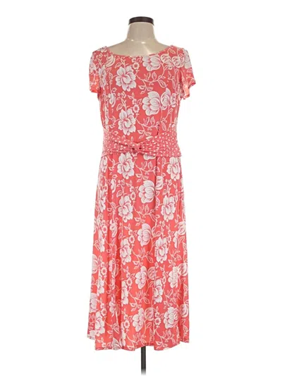 Pre-owned Perceptions Casual Dress In Red