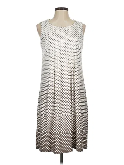 Pre-owned Perceptions Casual Dress In Silver