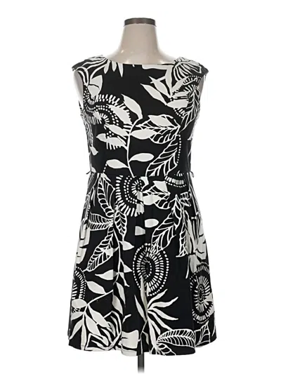 Pre-owned Perceptions Cocktail Dress In Black
