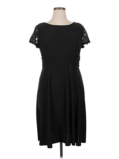 Pre-owned Perceptions Cocktail Dress In Black