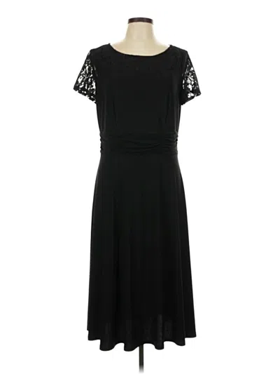 Pre-owned Perceptions Cocktail Dress In Black