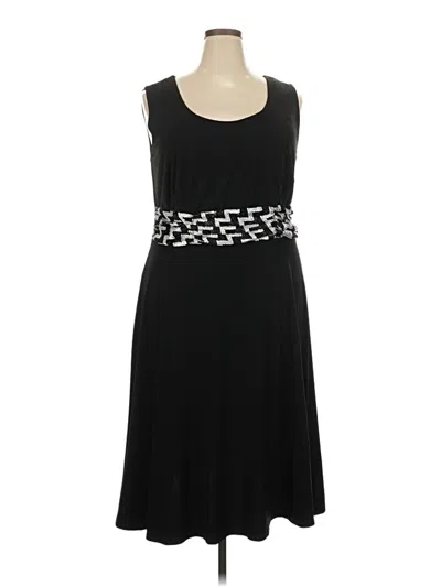 Pre-owned Perceptions Cocktail Dress In Black