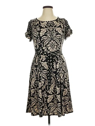 Pre-owned Perceptions Cocktail Dress In Black