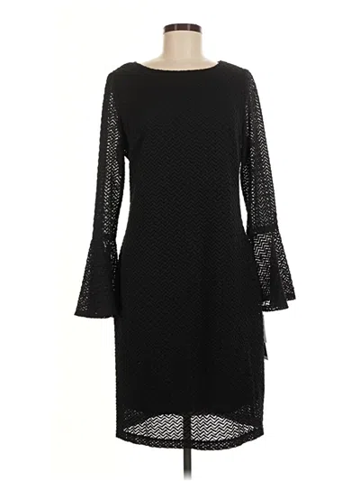 Pre-owned Perceptions Cocktail Dress In Black