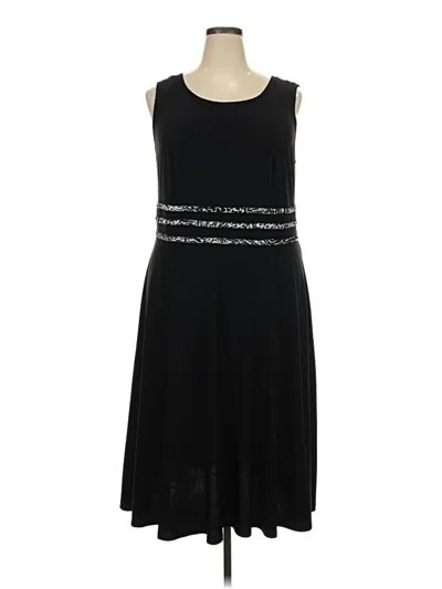 Pre-owned Perceptions Cocktail Dress In Black