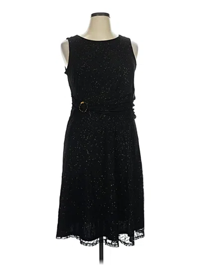Pre-owned Perceptions Cocktail Dress In Black