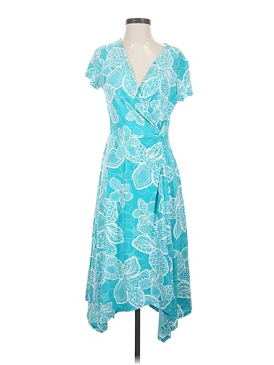 Pre-owned Perceptions Cocktail Dress In Blue