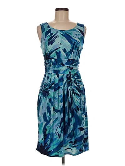 Pre-owned Perceptions Cocktail Dress In Blue