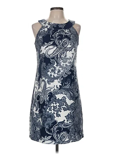 Pre-owned Perceptions Cocktail Dress In Blue
