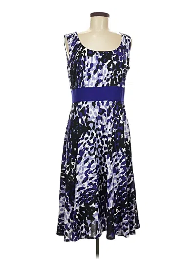 Pre-owned Perceptions Cocktail Dress In Blue