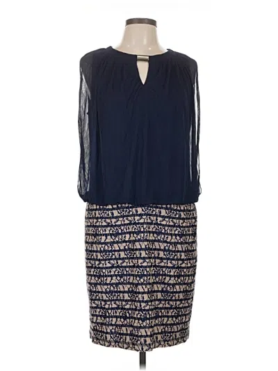 Pre-owned Perceptions Cocktail Dress In Blue