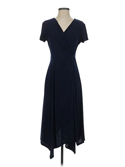 Pre-owned Perceptions Cocktail Dress In Blue