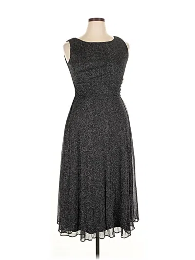 Pre-owned Perceptions Cocktail Dress In Gray