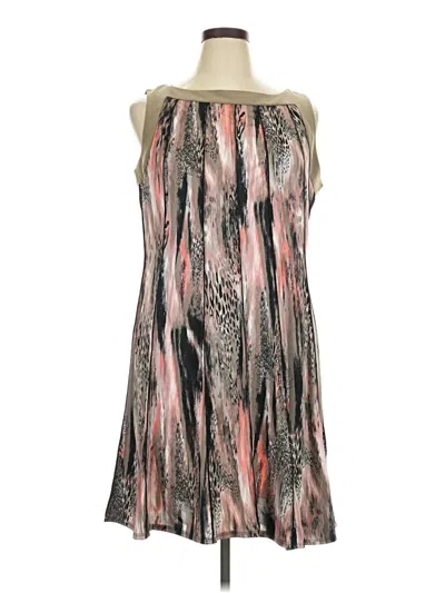 Pre-owned Perceptions Cocktail Dress In Gray