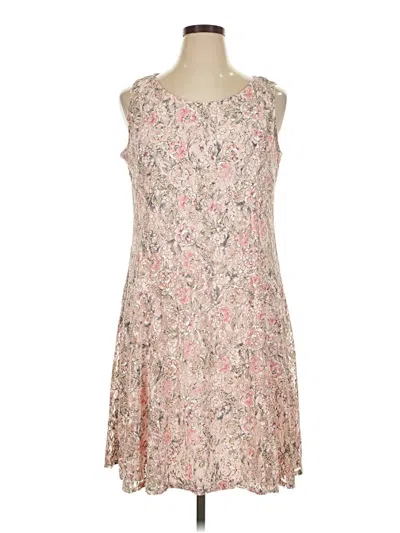 Pre-owned Perceptions Cocktail Dress In Pink