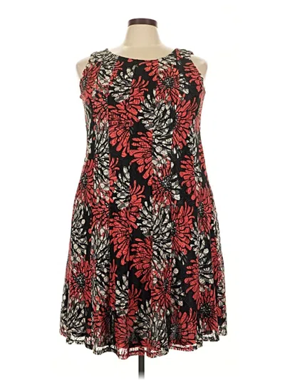 Pre-owned Perceptions Cocktail Dress In Red