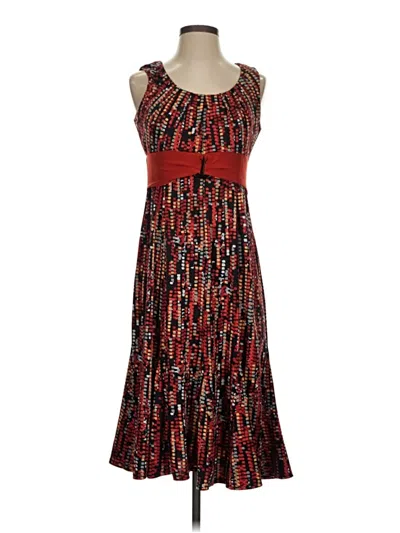 Pre-owned Perceptions Cocktail Dress In Red