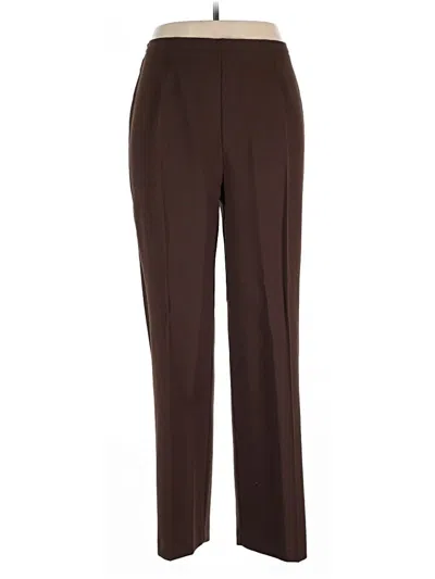 Pre-owned Perceptions Dress Pants In Brown