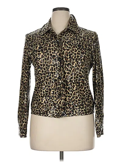 Pre-owned Perceptions Jacket In Gold