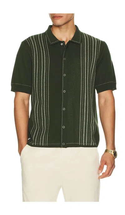 Percival Accolades Knitted Shirt In Forest