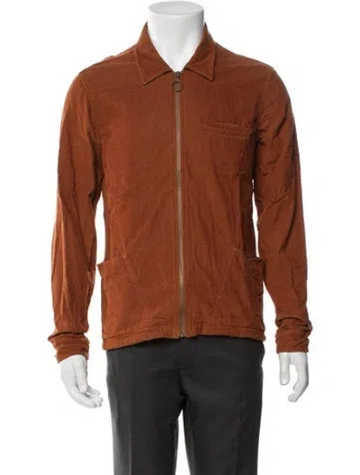 Pre-owned Percival Bomber Jacket In Orange