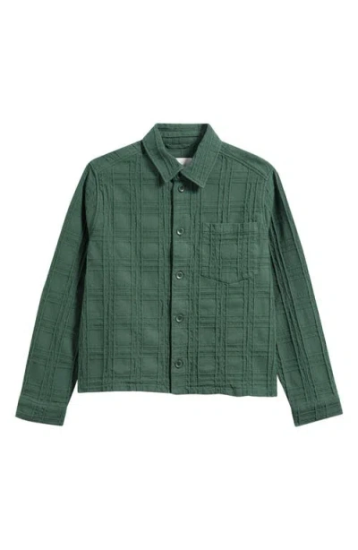 Percival Canyon Heavyweight Check Overshirt In Multi