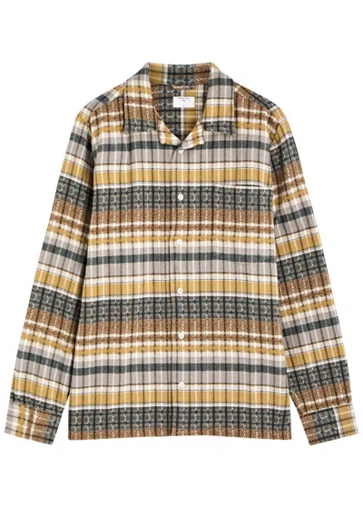 Percival Consign Ashdown Checked Cotton Shirt In Multicoloured