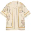 Percival Ex Libris Camp Shirt In Neutral